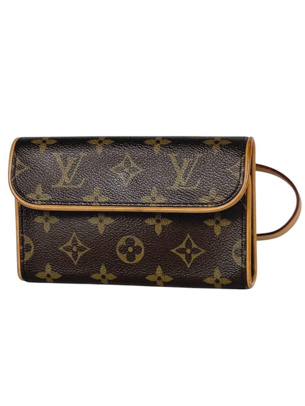 Louis Vuitton Pochette Florentine Belt Bag Pouch Monogram Brown